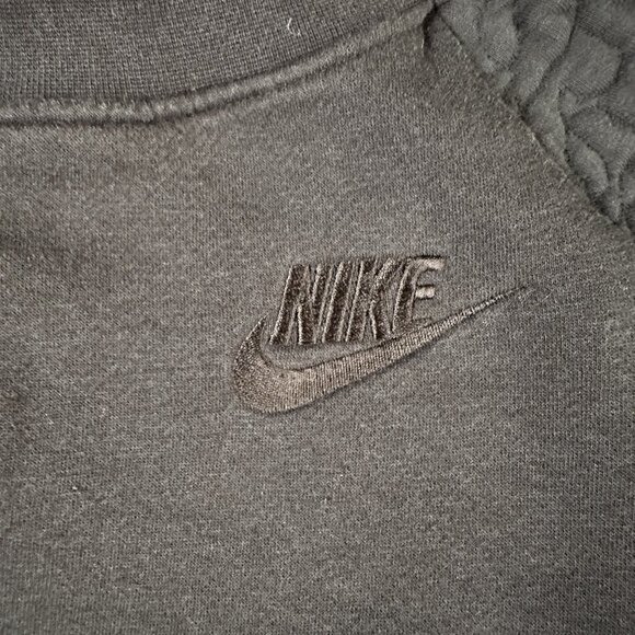 Nike Sweatshirt Womens Large Black Elephant Print Crewneck Pullover 841645-010 - Picture 7 of 14